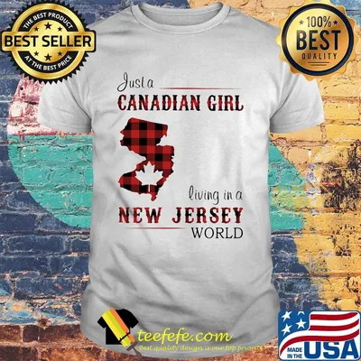 Just a canadian girl living in a new jersey world map shirt