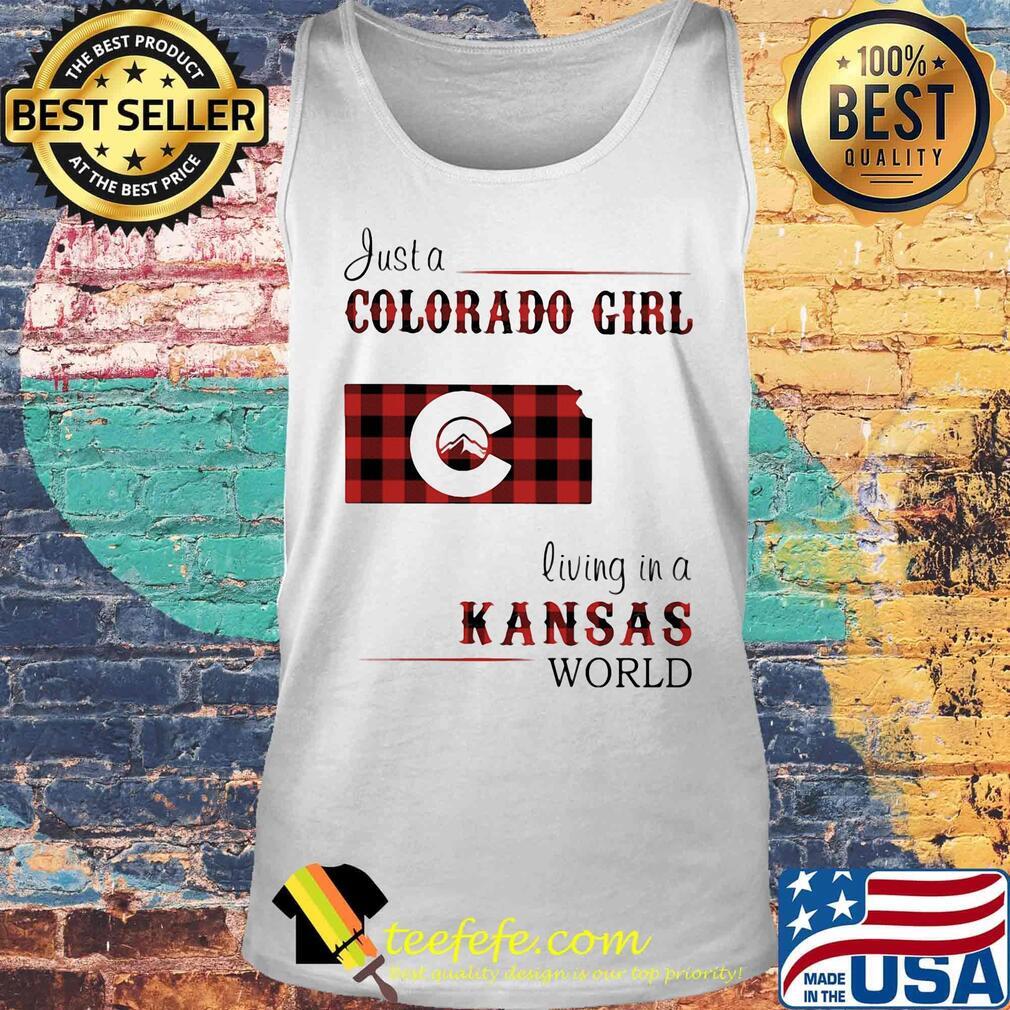 Just a colorado girl living in a kansas world s Tank top Just a colorado girl living in a kansas world s Tank top