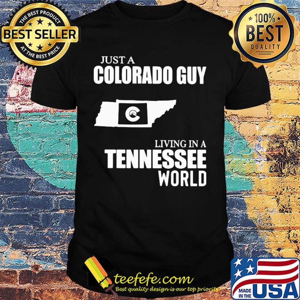 Just a colorado guy living in a tennessee world map shirt