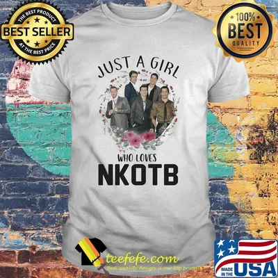 Just a girl who loves nkotb flowers shirt