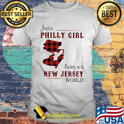 Just a philly girl living in a new jersey world map shirt