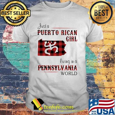 Just a puerto rican girl living in a pennsylvania world shirt