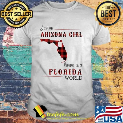 Just an alabama girl living in a florida world map shirt