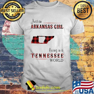 Just an arkansas girl living in a Tennessee world map shirt