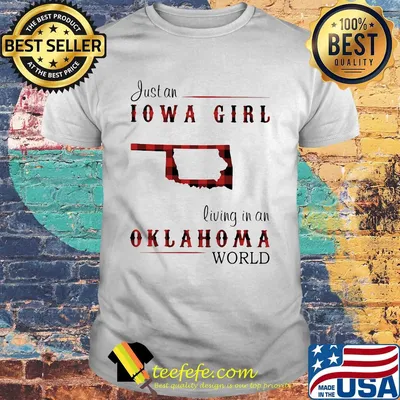 Just an iowa girl living in an oklahoma world map shirt