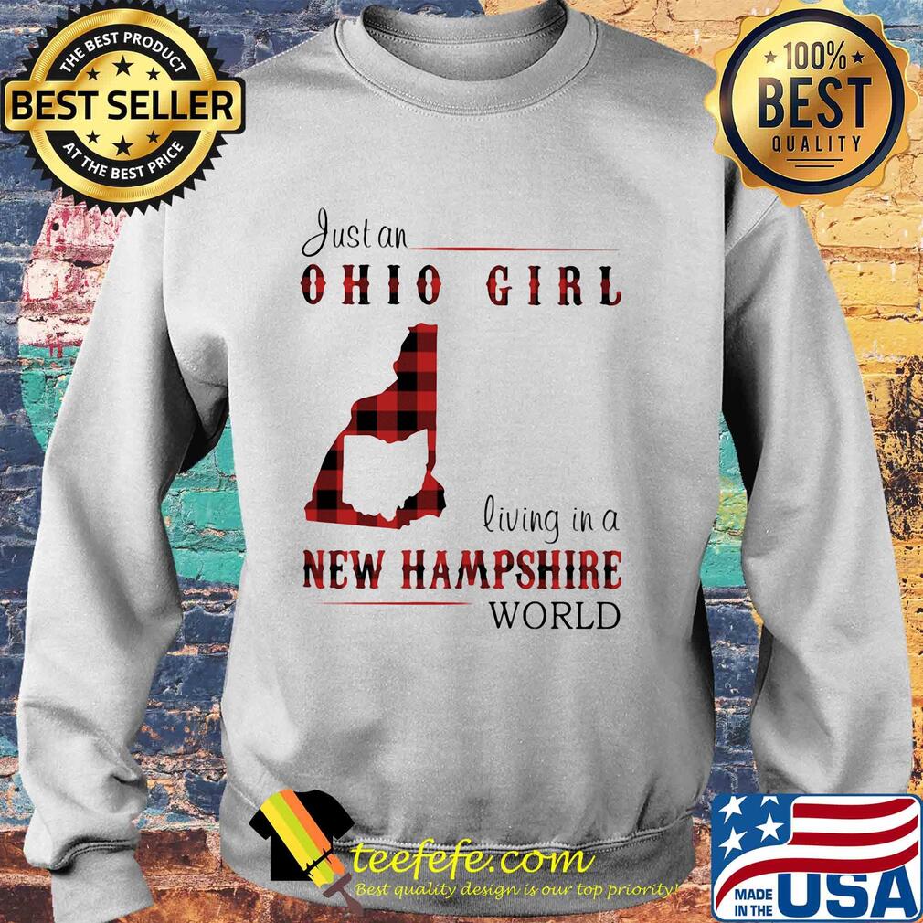 Just an ohio girl living in a new hampshire world map s Sweater Just an ohio girl living in a new hampshire world map s Sweater