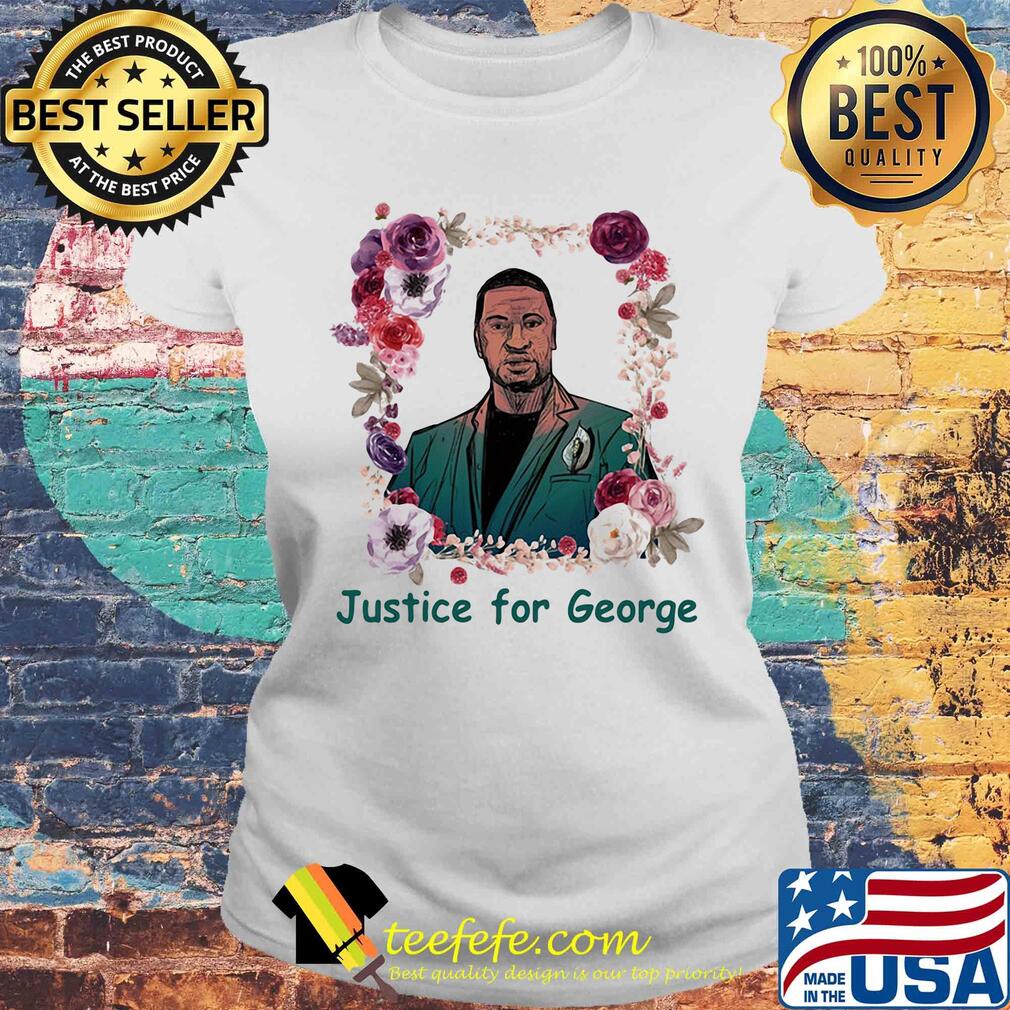 Justice for george floyd I can't breathe flowers s Laides tee Justice for george floyd I can't breathe flowers s Laides tee