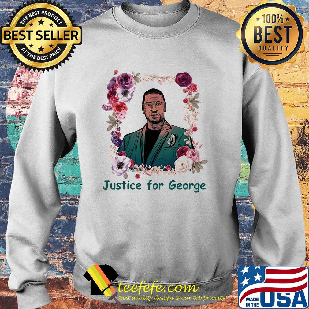 Justice for george floyd I can't breathe flowers s Sweater Justice for george floyd I can't breathe flowers s Sweater