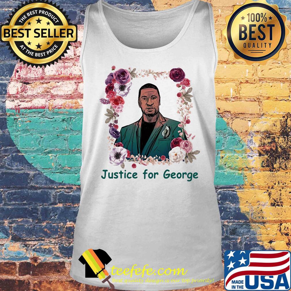 Justice for george floyd I can't breathe flowers s Tank top Justice for george floyd I can't breathe flowers s Tank top