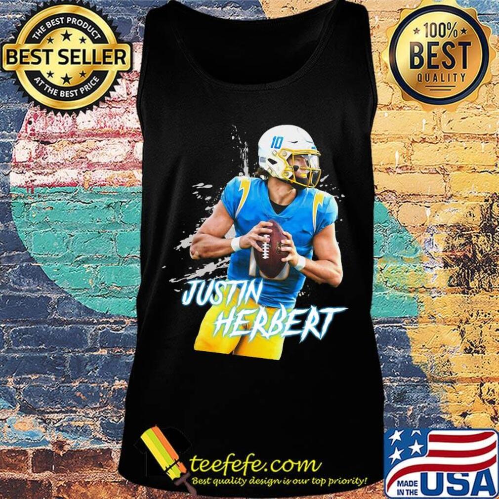Justin herbert 10 los angeles football s Tank top Justin herbert 10 los angeles football s Tank top