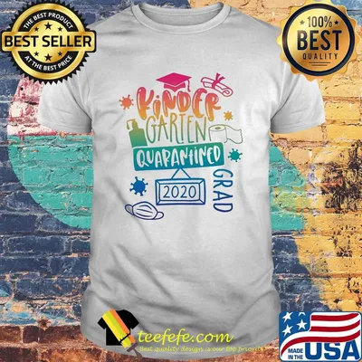 Kindergarten grad 2020 quarantined toilet paper covid-19 shirt