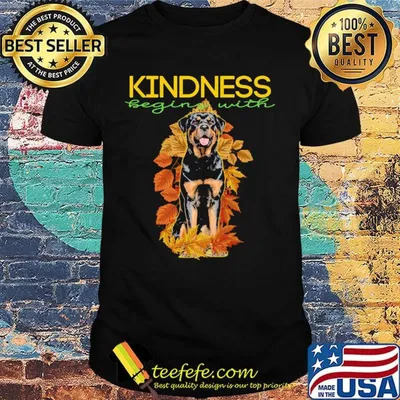 Kindness begins with german shepherd shirt