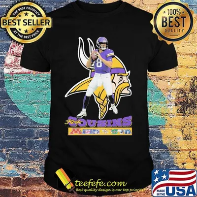 Kirk cousins minnesota vikings team football shirt