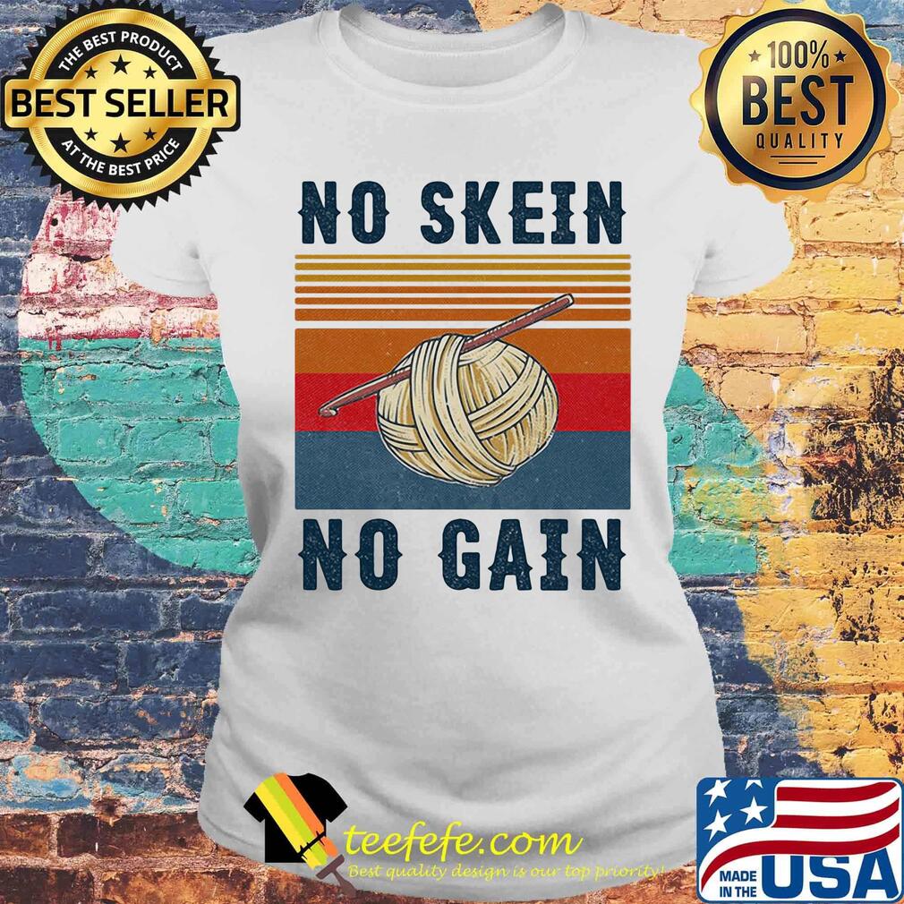 Knitting no skein no gain vintage retro s Laides tee Knitting no skein no gain vintage retro s Laides tee