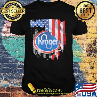 Kroger american flag independence day shirt
