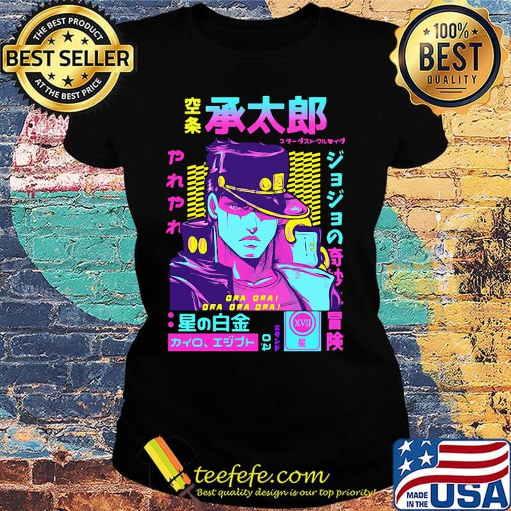 Kujo Jotaro Stardust Crusaders Shirt Ladies tee Kujo Jotaro Stardust Crusaders Shirt Ladies tee