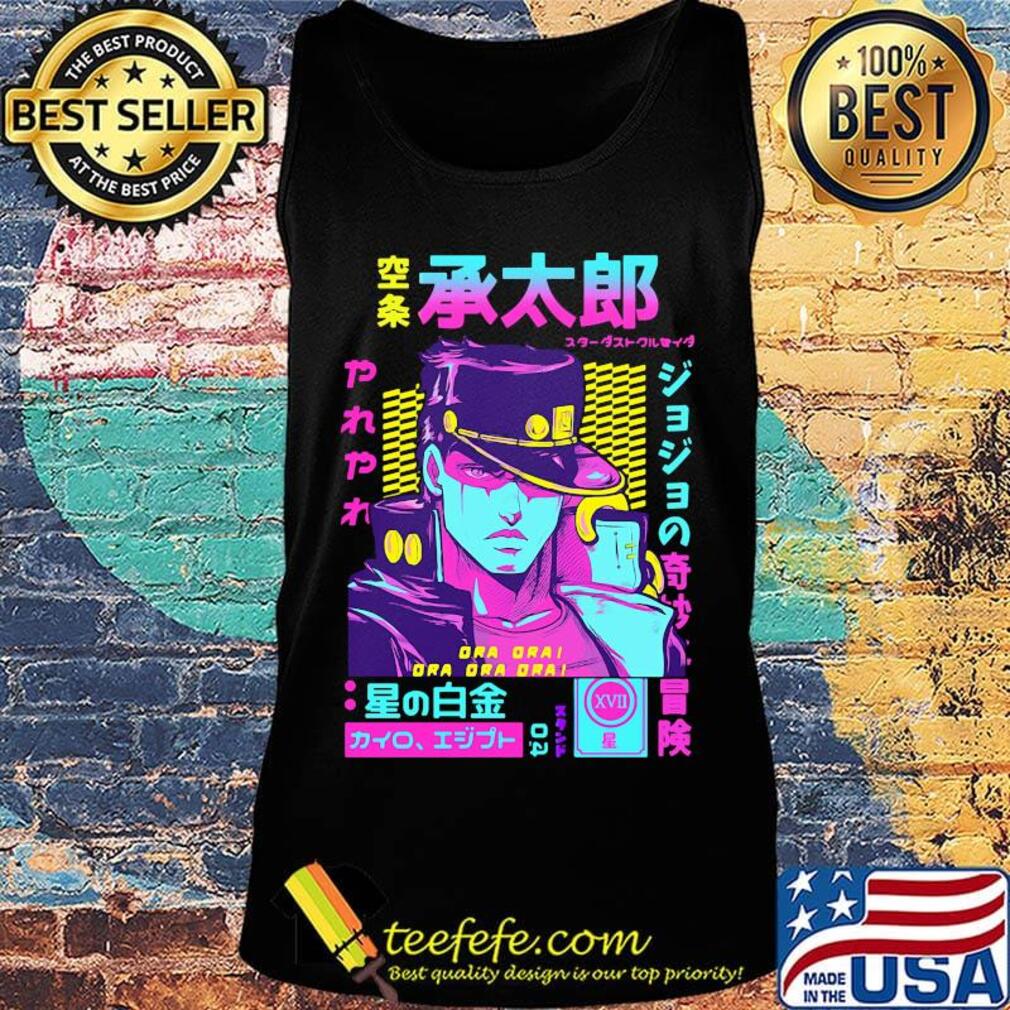 Kujo Jotaro Stardust Crusaders Shirt Tank top Kujo Jotaro Stardust Crusaders Shirt Tank top