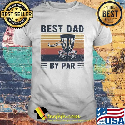 Lacrosse best dad by par happy father's day vintage retro shirt