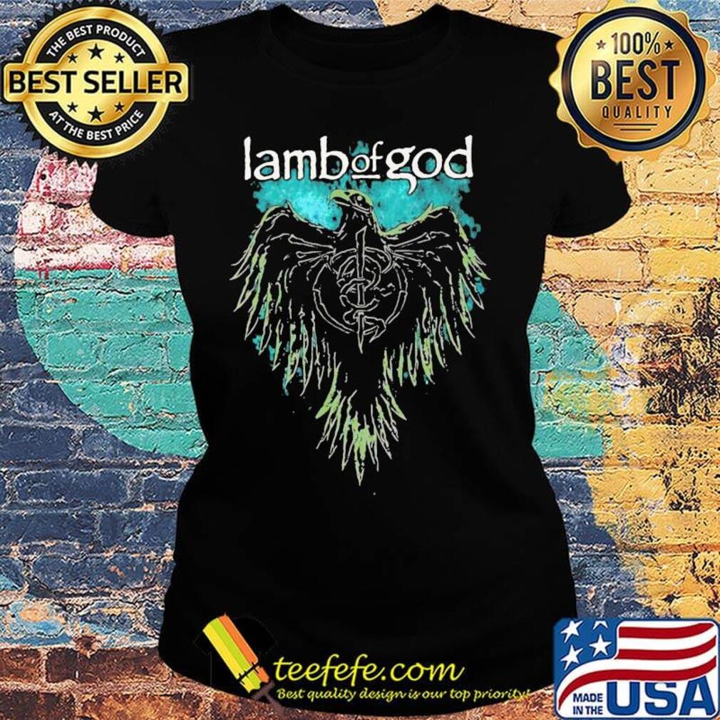 Lamb Of God Phoenix Skeleton Shirt Ladies tee Lamb Of God Phoenix Skeleton Shirt Ladies tee