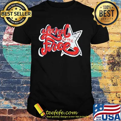 Land of the free star shirt