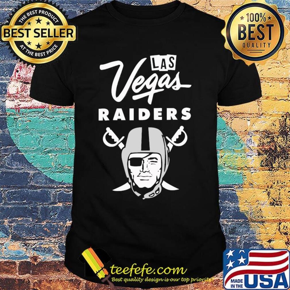 Las vegas raiders football logo black shirt