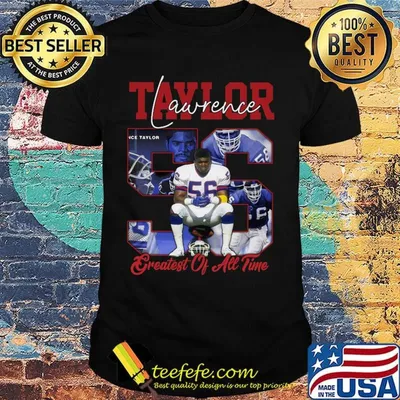 Lawrence taylor 56 greatest of all time new york football signature shirt