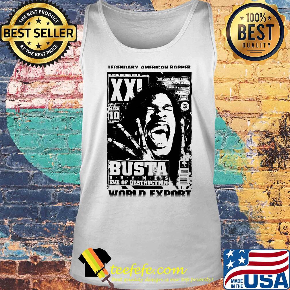 Legendary american rapper busta eve of destruction world export s Tank top Legendary american rapper busta eve of destruction world export s Tank top