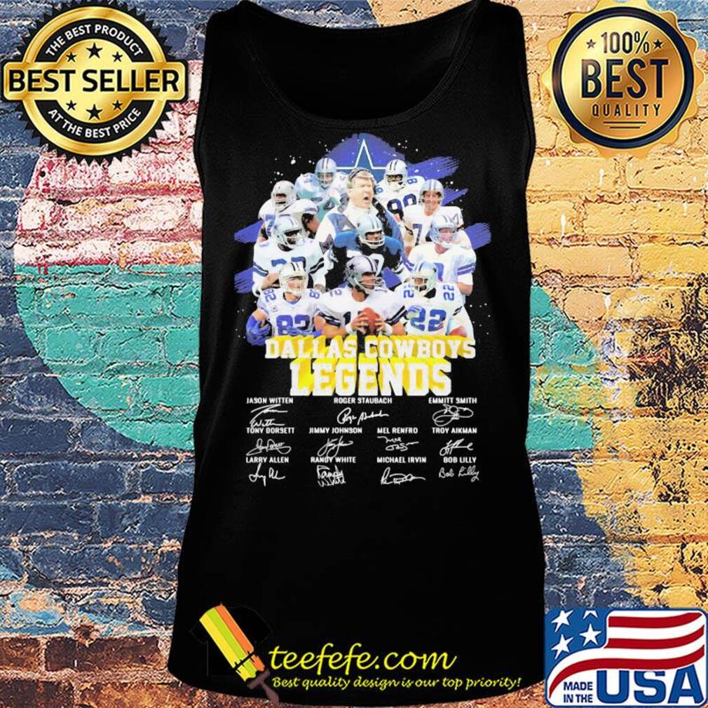 Legendary dallas cowboys football team players signatures s Tank top Legendary dallas cowboys football team players signatures s Tank top
