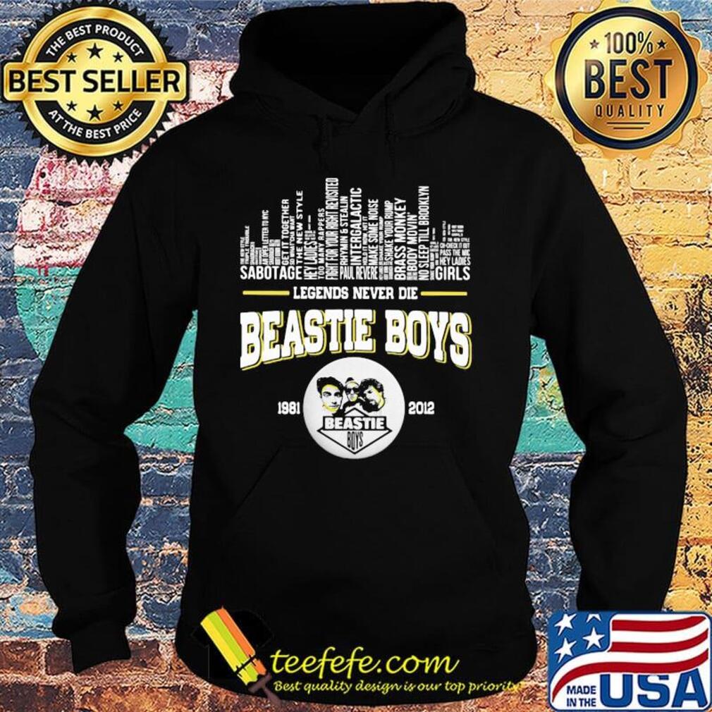 Legends never die beastie boys 1981 2012 band s Hoodie Legends never die beastie boys 1981 2012 band s Hoodie