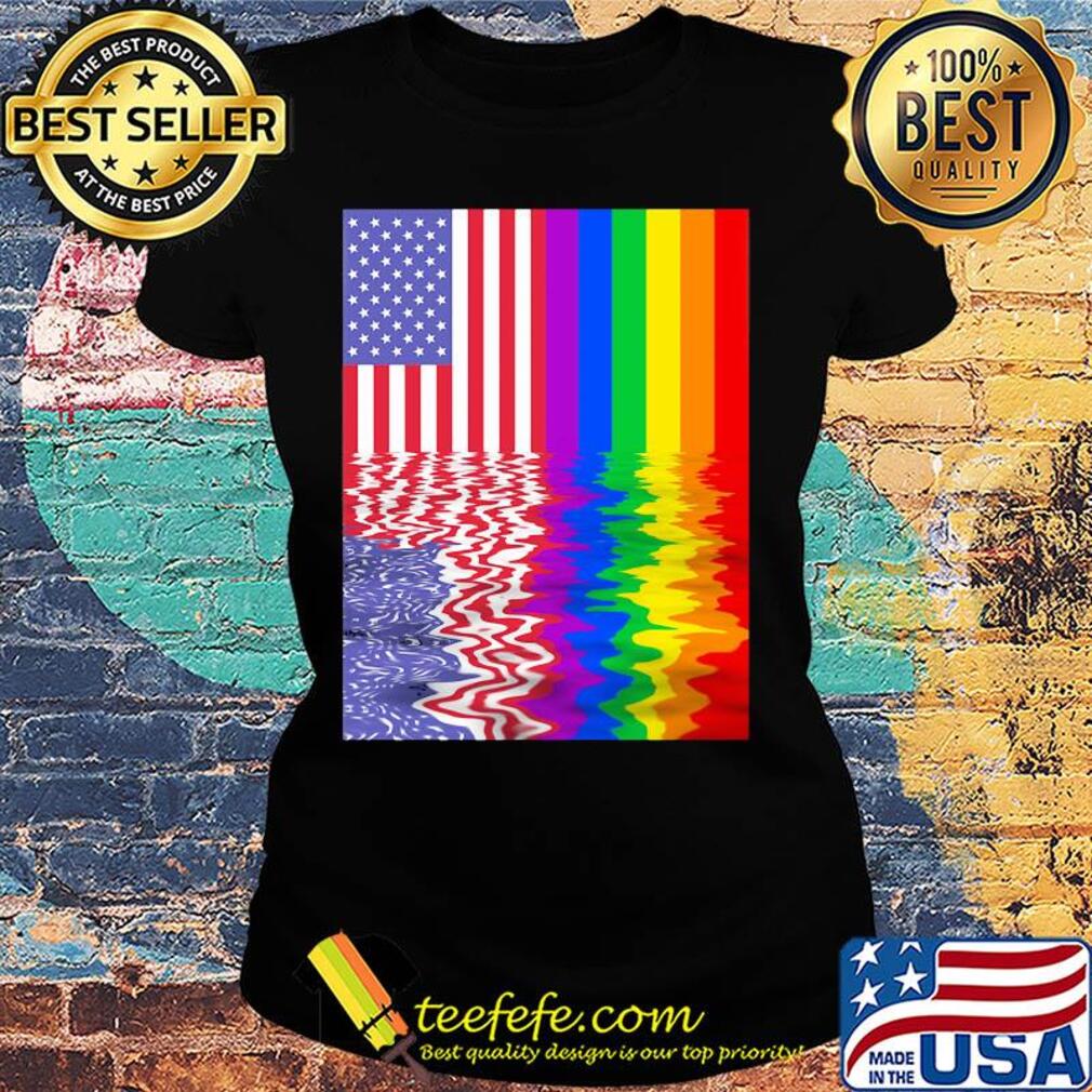Lgbt american flag independence day s Ladies tee Lgbt american flag independence day s Ladies tee