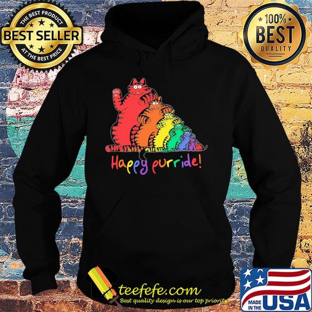 Lgbt cat happy purride s Hoodie Lgbt cat happy purride s Hoodie