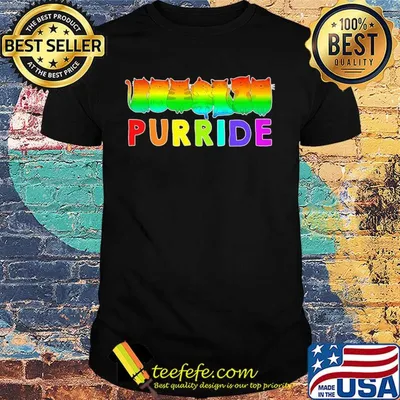 Lgbt gay pride cats lover kitty shirt