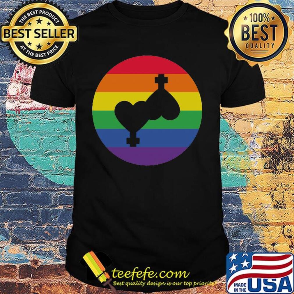 Lgbt gender symbol rainbow shirt