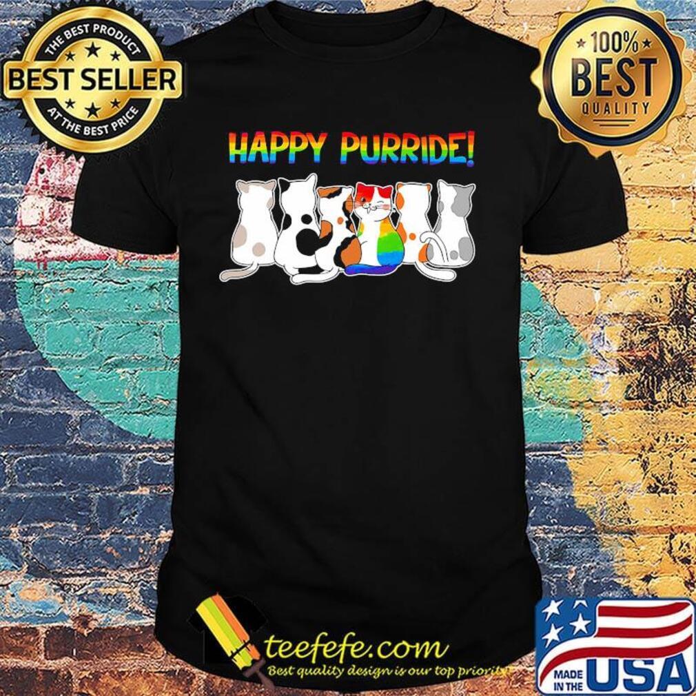 Lgbt happy purride cats shirt Lgbt happy purride cats shirt