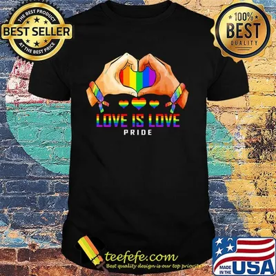 LGBT Heart Love Is Love Pride Shirt