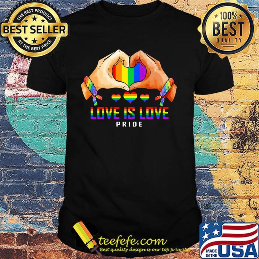 LGBT Heart Love Is Love Pride Shirt