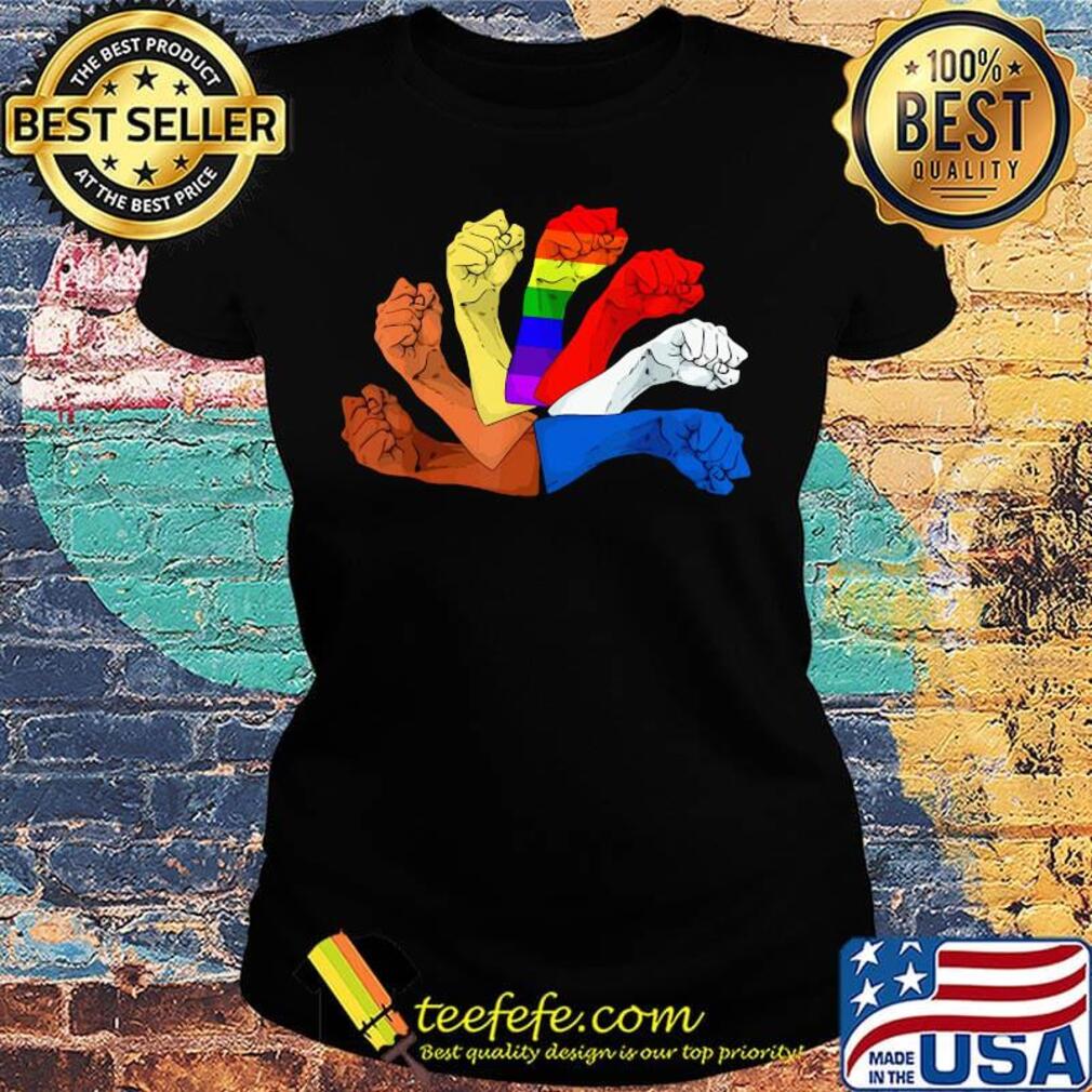 Lgbt juneteenth fist black lives matter s Ladies tee Lgbt juneteenth fist black lives matter s Ladies tee