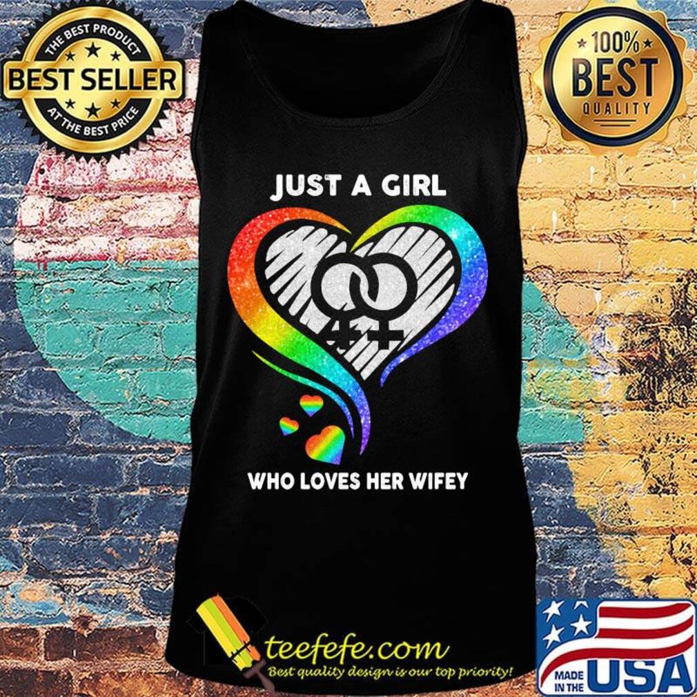 Lgbt just a girl who loves her wifey hearts s Tank top Lgbt just a girl who loves her wifey hearts s Tank top