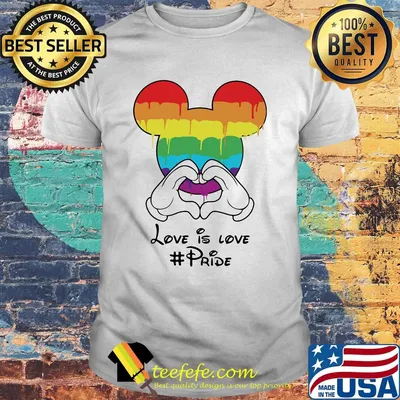 Lgbt mickey mouse love is love pride shirt