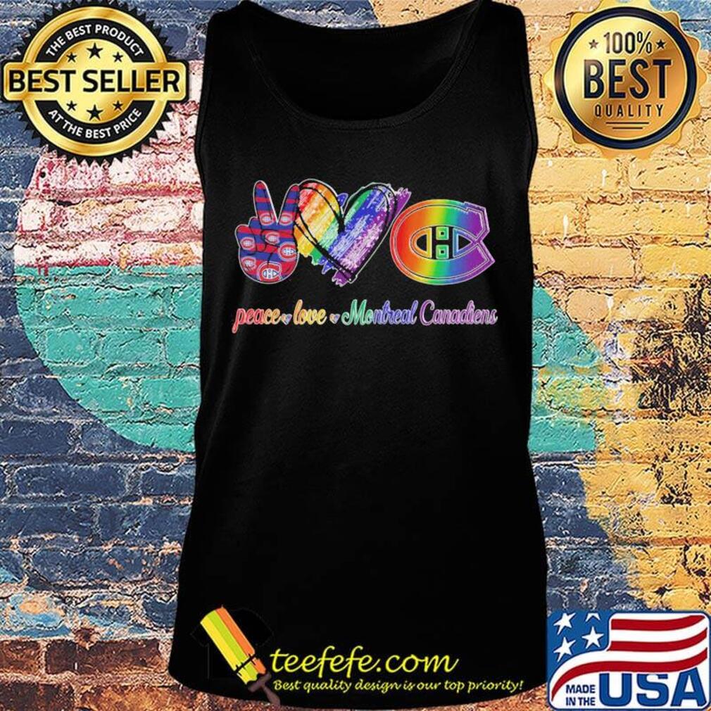Lgbt peace love montreal canadiens s Tank top Lgbt peace love montreal canadiens s Tank top