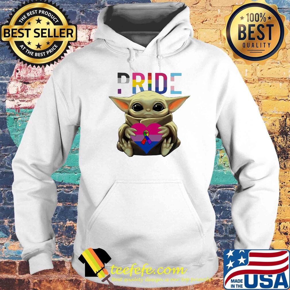 Lgbt pride baby yoda hug heart cancer awareness s Hoodie Lgbt pride baby yoda hug heart cancer awareness s Hoodie
