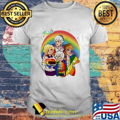Lgbt pride golden girl heart shirt