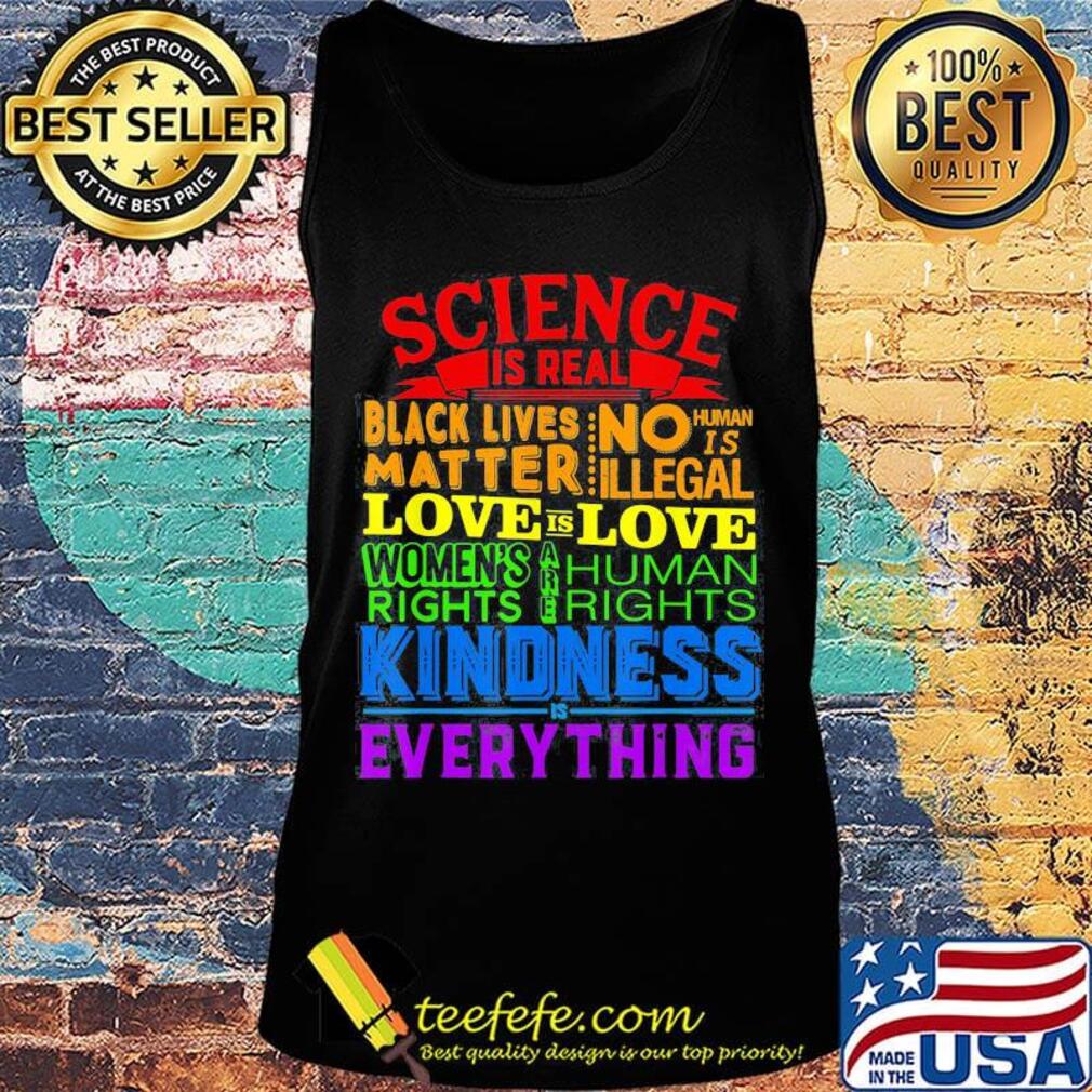LGBT science is real black lives matter love is love s Tank top LGBT science is real black lives matter love is love s Tank top