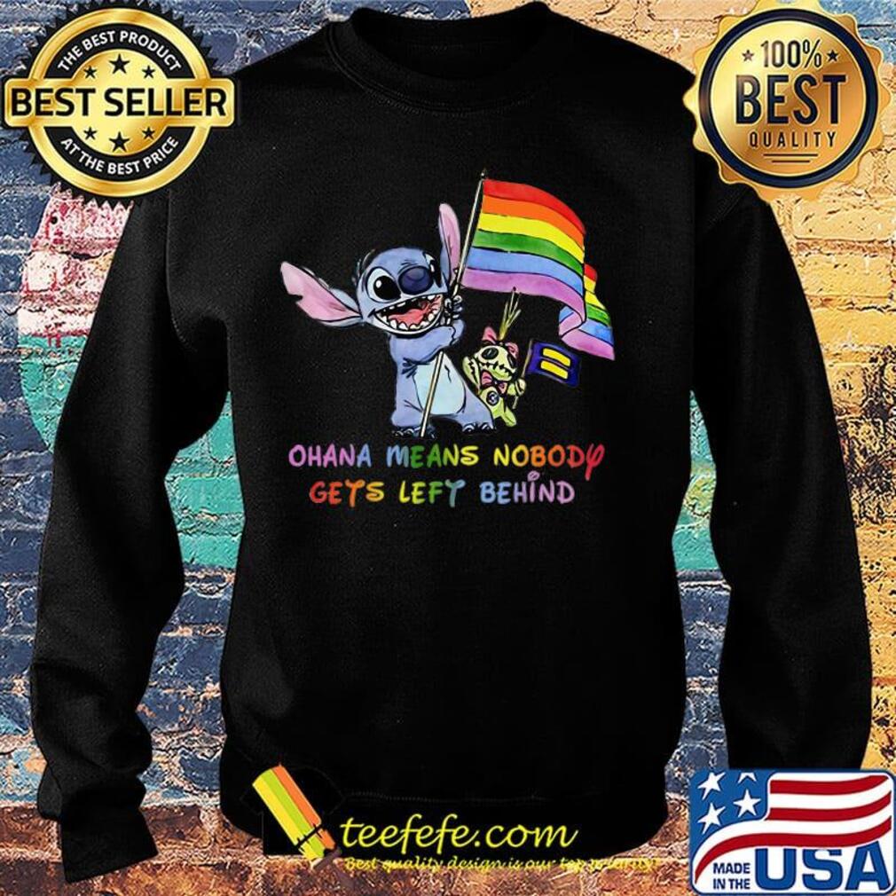 Lgbt stitch and scrump ohana means nobody gets left behind s Sweater Lgbt stitch and scrump ohana means nobody gets left behind s Sweater