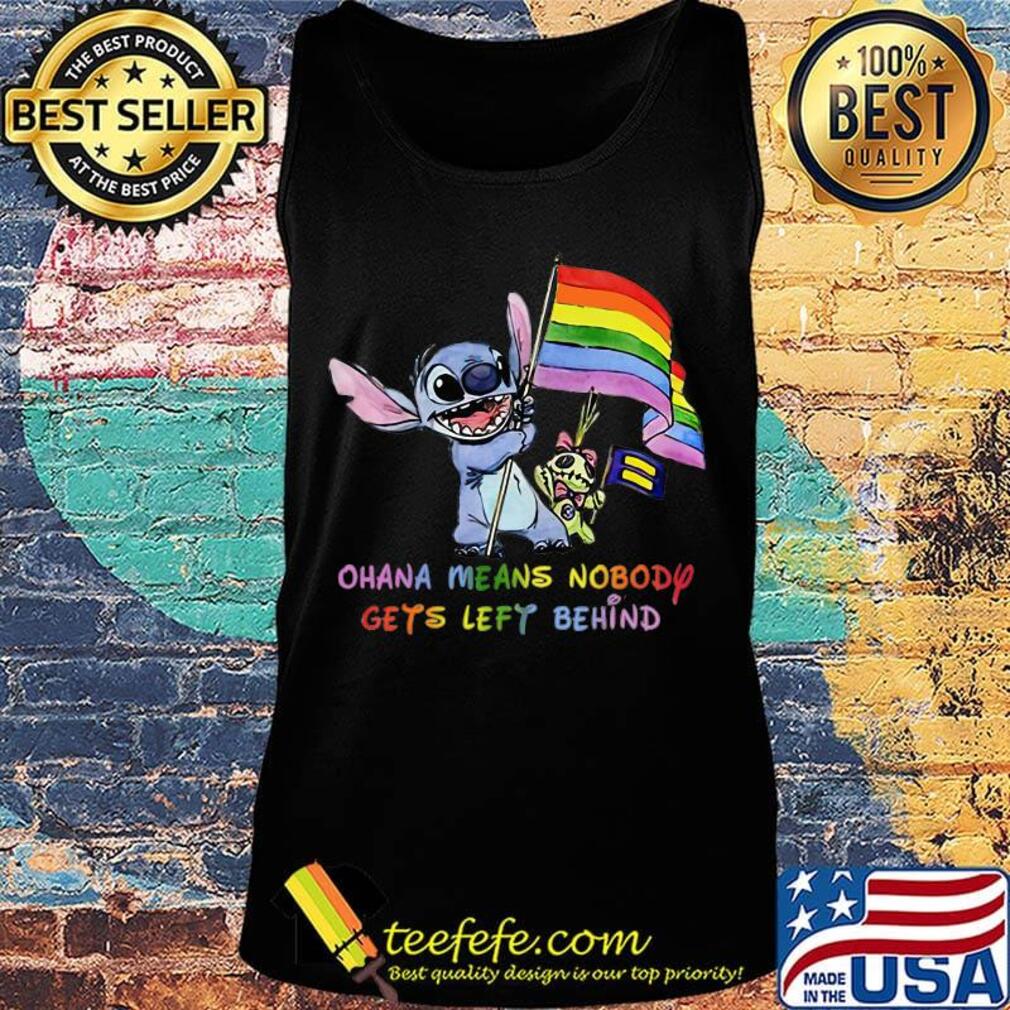 Lgbt stitch and scrump ohana means nobody gets left behind s Tank top Lgbt stitch and scrump ohana means nobody gets left behind s Tank top