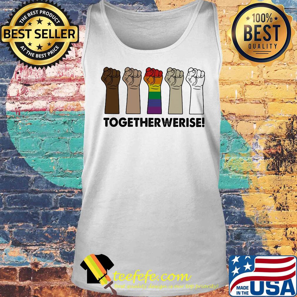 LGBT together we rise hand s Tank top LGBT together we rise hand s Tank top