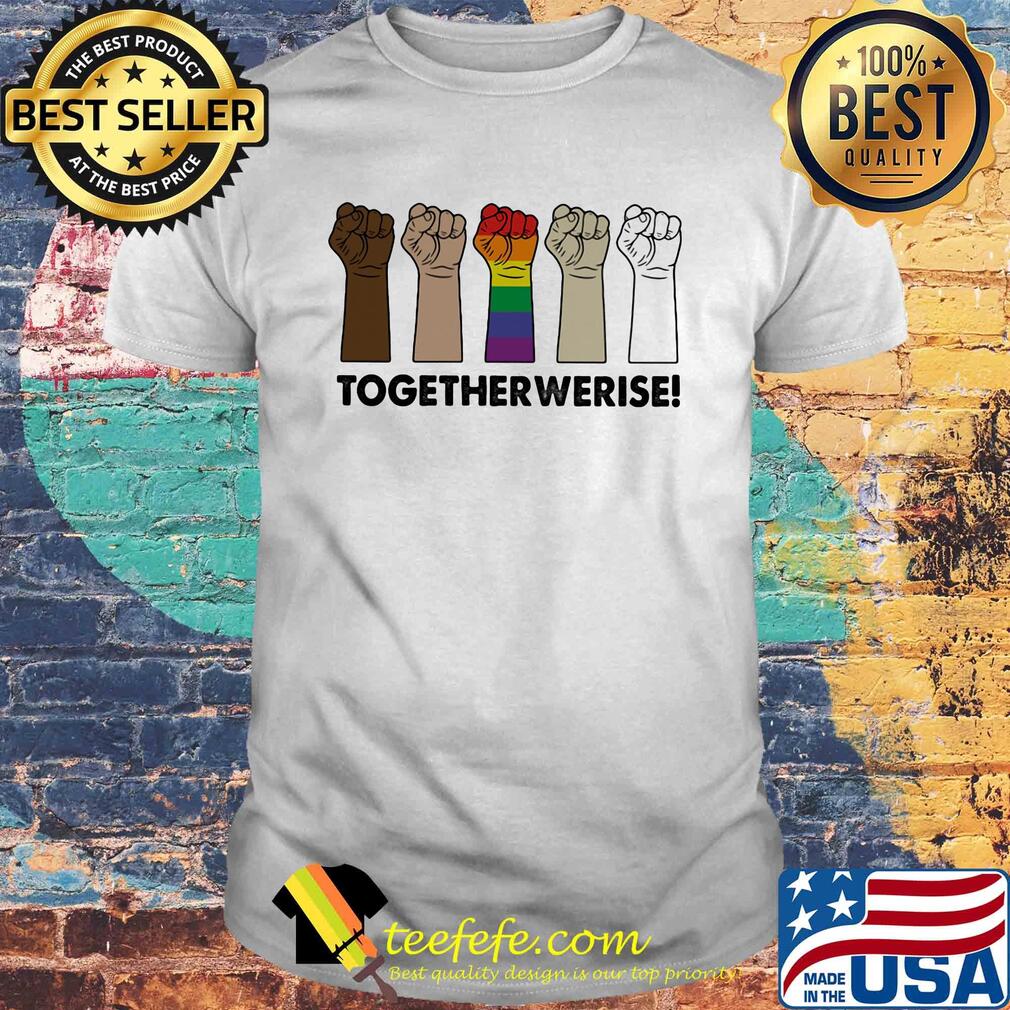 LGBT together we rise hand shirt LGBT together we rise hand shirt