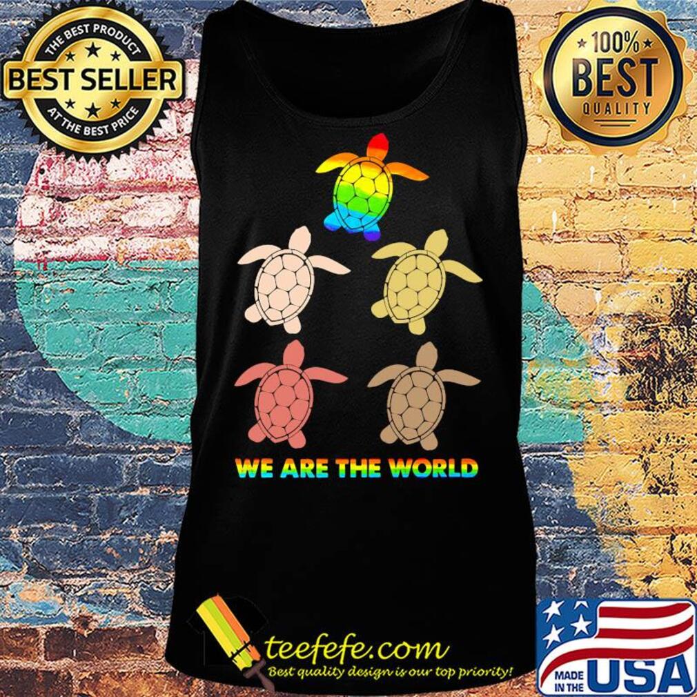Lgbt turtle we are the world s Tank top Lgbt turtle we are the world s Tank top