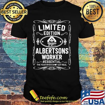 Limited edition albertsons worker essential the year when shit got real mask shirt