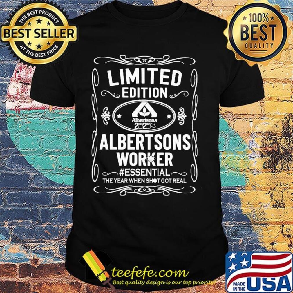Limited edition albertsons worker essential the year when shit got real mask shirt